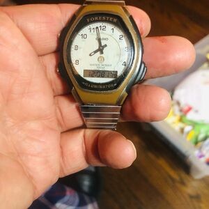 Casio Forester Black and Tan Digital Watch